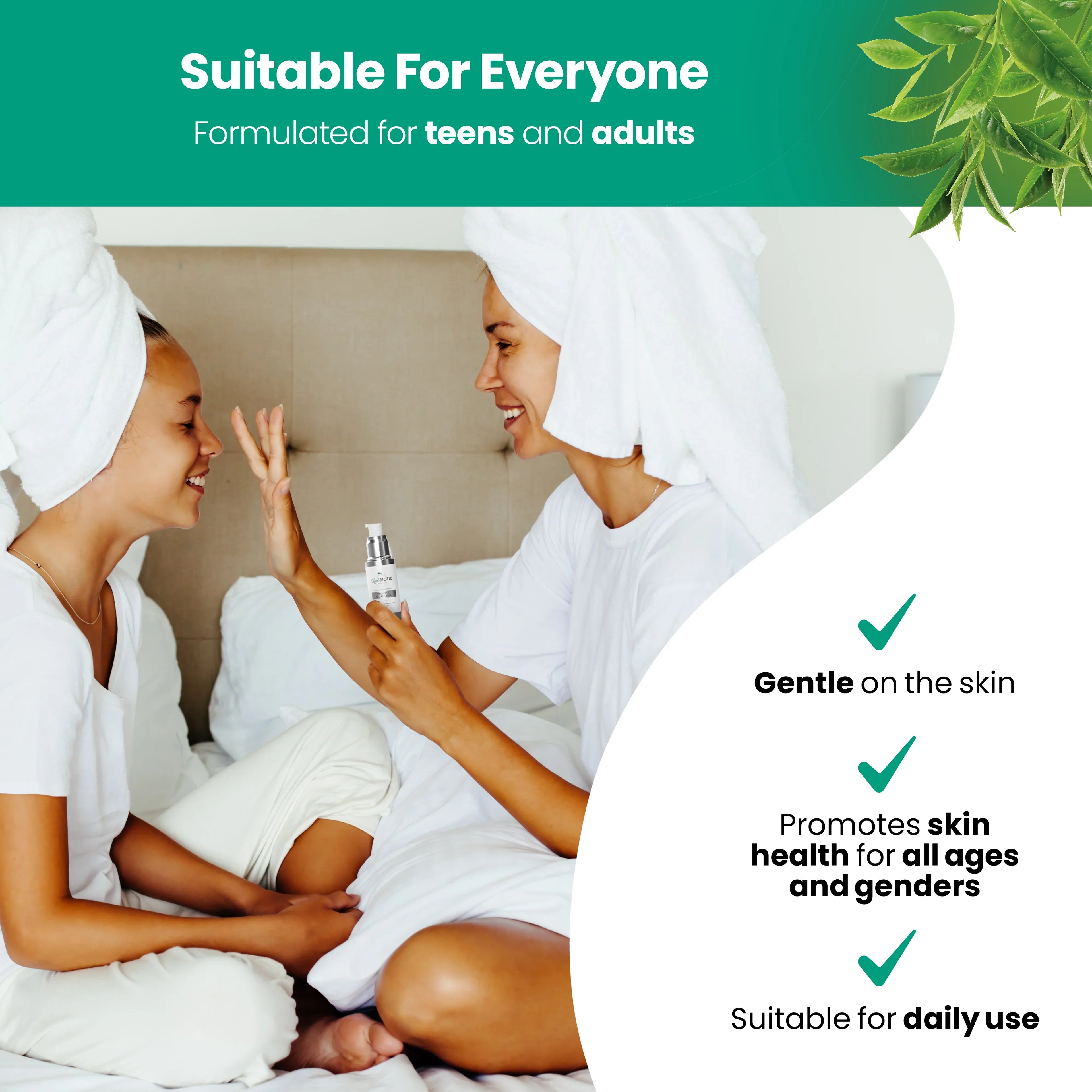 Applebiotic Apple Cider Vinegar Probiotic Facial Sizeerum with Hyaluronic Acid