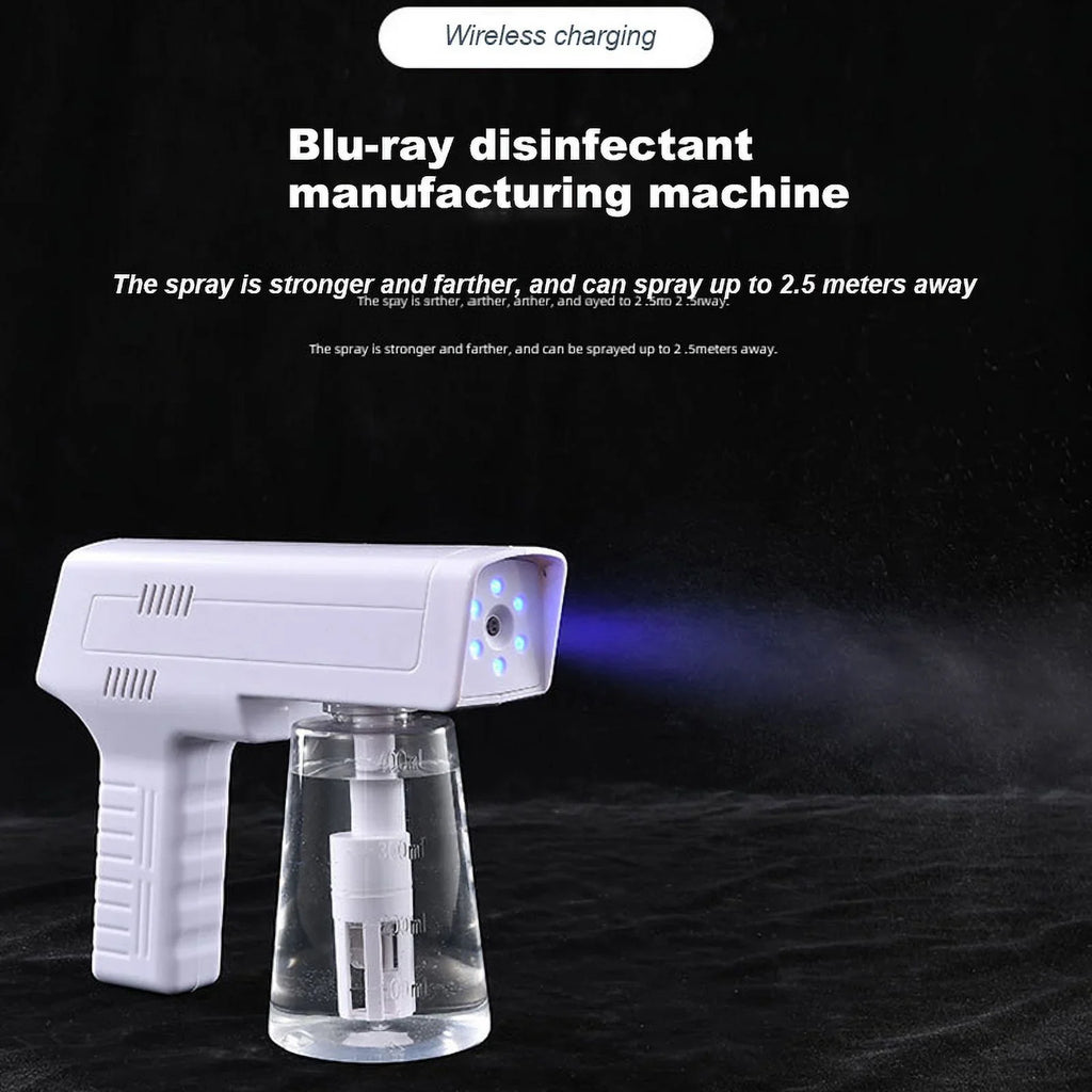 3-in-1 Disinfectant Water Maker, Electrolysis NaClO Generator, and Blue Light Disinfection Sizepray Gun