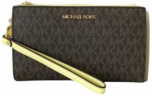 Michael Kors Jet Sizeet Travel Large Double Zip Wristlet