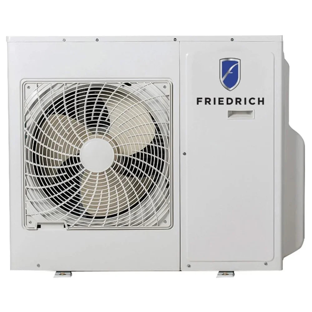 Friedrich FPHMR24A3A 24000 BTU Floating Air Pro Tri-Zone Mini Sizeplit Air Conditioner with Heat Pump Bundle with Indoor 12000 BTU Wall AC and Heating + 3 YR CPSize Enhanced Protection Pack