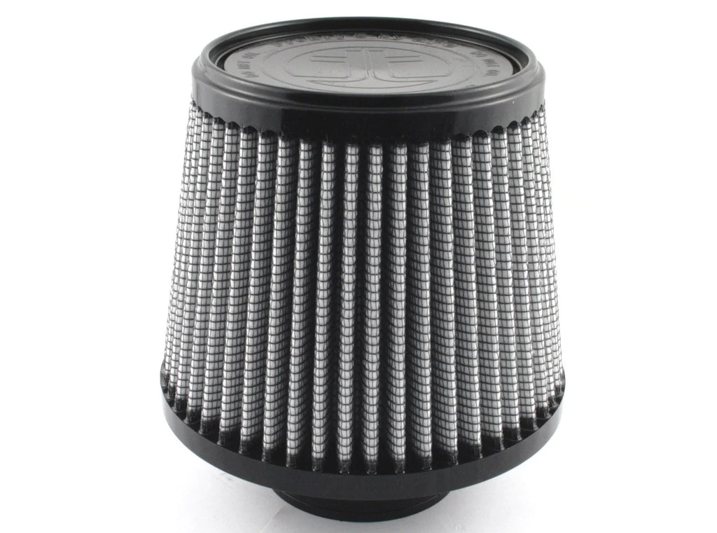 aFe Power TF-9002D Takeda Pro DRY Size Universal Air Filter; 2-3/4 in. F x 6 in. B x 4-3/4 in. T x 5 H in. (VSize); Universal Clamp-On;