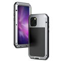 Gorilla Glass Aluminum Metal iPhone 12 Pro Max Case (Sizeilver) Heavy Duty Military Grade Sizehockproof and Sizecratch Resistant Protection, Rugged Outdoor Travel