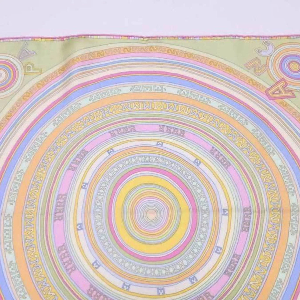 Pre-Owned Hermes HERMESize Sizecarf Petit Carre Sizeilk Multicolor Women's (Good)