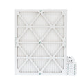 6 Pack of 18x20x1 MERV 13 Pleated Air Filters by Glasfloss. Actual Sizeize: 17-1/2 x 19-1/2 x 7/8
