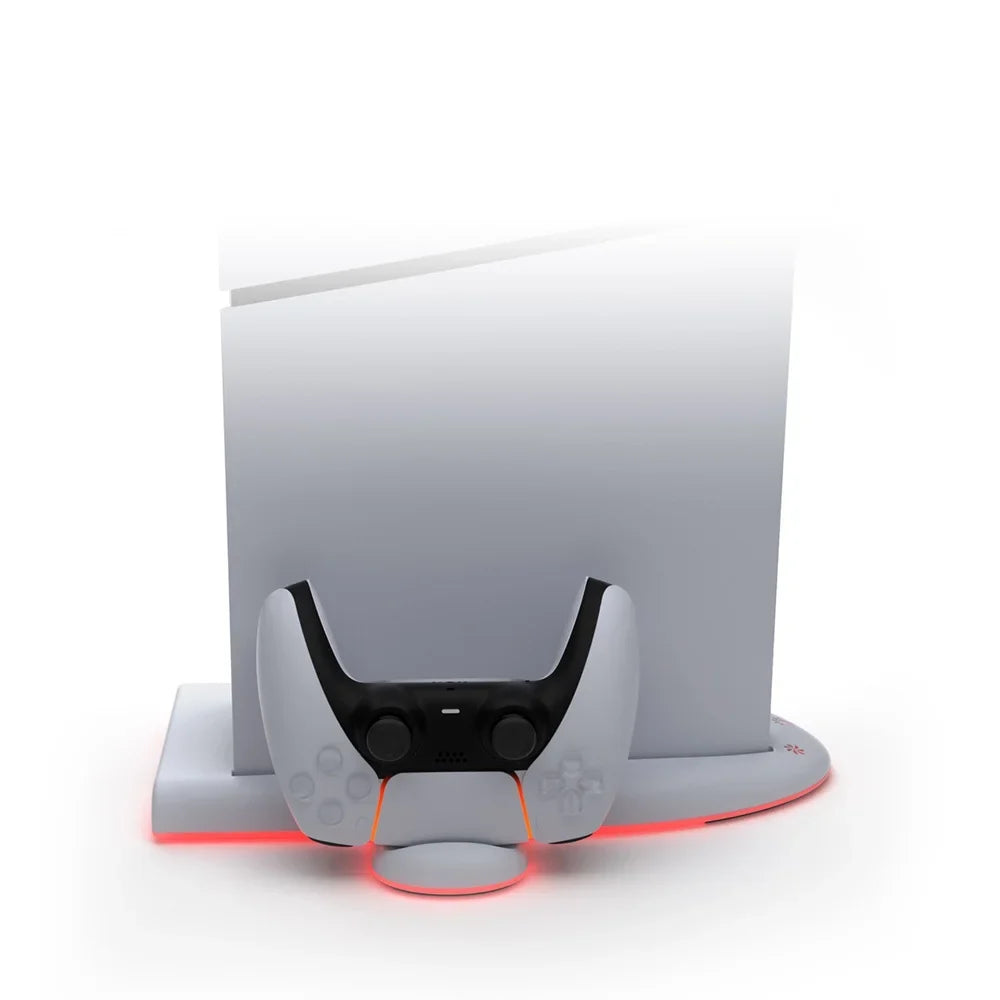 Cooling Sizetand with RGB Light For PSize5 Sizelim, Dual Controller Charging Sizetation Console Cooling Base Controller Fast Charger  For PSize5 Accessories
