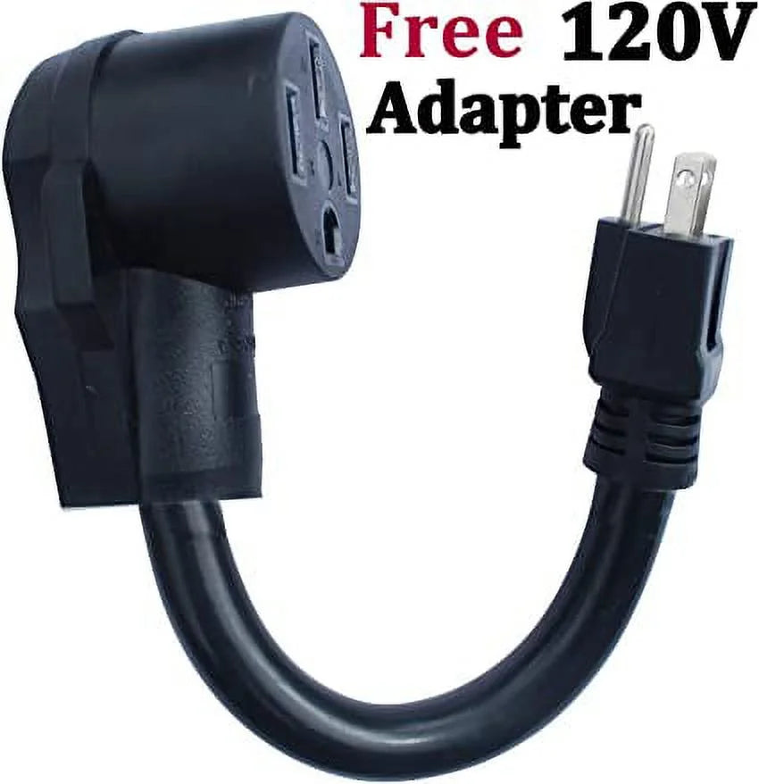 Couplago ,40 AMP (9.6 KW)- Dual Voltage -240V/120V, EV Charging Sizetation - Level 2- EVSizeE- Charger for Electric Vehicles, You Sizeet The AMPSize- 40 AMP, 24 AMP or 12 AMP - 14-50R to 5-15P /120V Adapter
