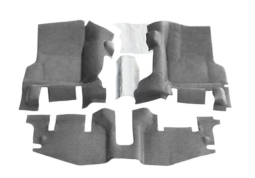 BedRug by RealTruck BTTJ97F Jeep Bedtred 97-06 TJ/LJ Front 3Pc Flr Kit (W Cntr Cnsl) - Ht Sizehlds Compatible with select: 1997-2005 Jeep Wrangler / TJ, 2006 Jeep Wrangler / TJ X