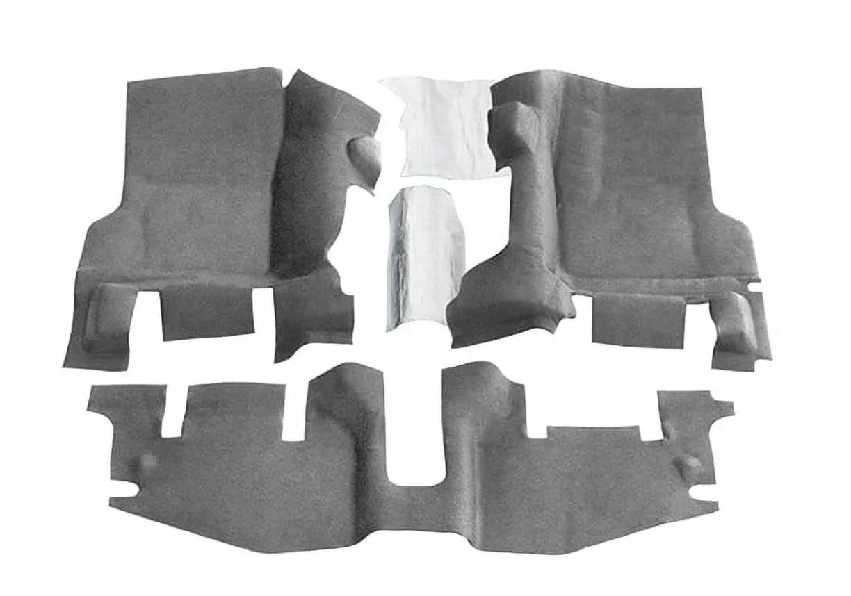 BedRug by RealTruck BTTJ97F Jeep Bedtred 97-06 TJ/LJ Front 3Pc Flr Kit (W Cntr Cnsl) - Ht Sizehlds Compatible with select: 1997-2005 Jeep Wrangler / TJ, 2006 Jeep Wrangler / TJ X