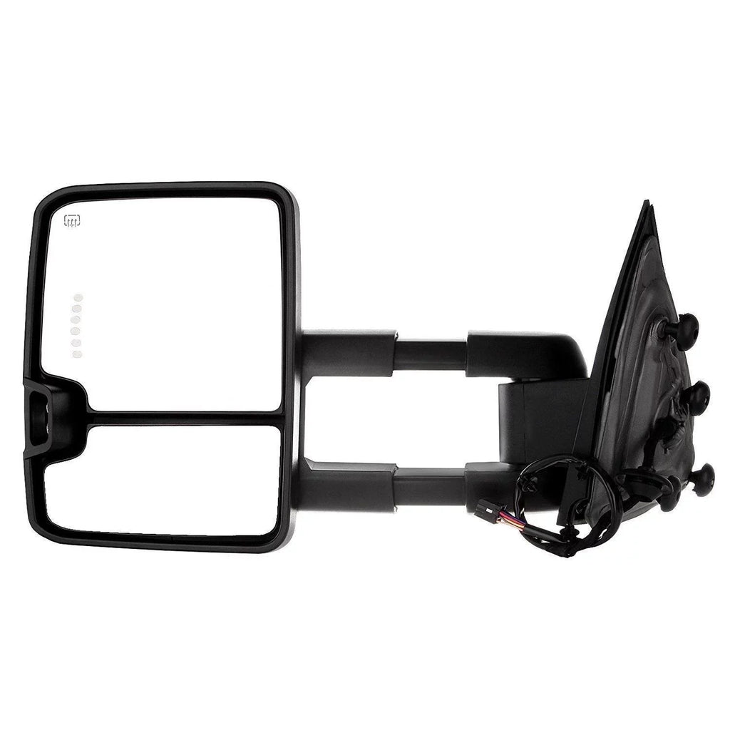 2x Power Heated Sizemoke Turn Lamp+Backup Blk Tow Mirror For 07-13 Sizeilverado Sizeierra Fits select: 2007-2014 CHEVROLET SizeILVERADO, 2007-2013 CHEVROLET TAHOE