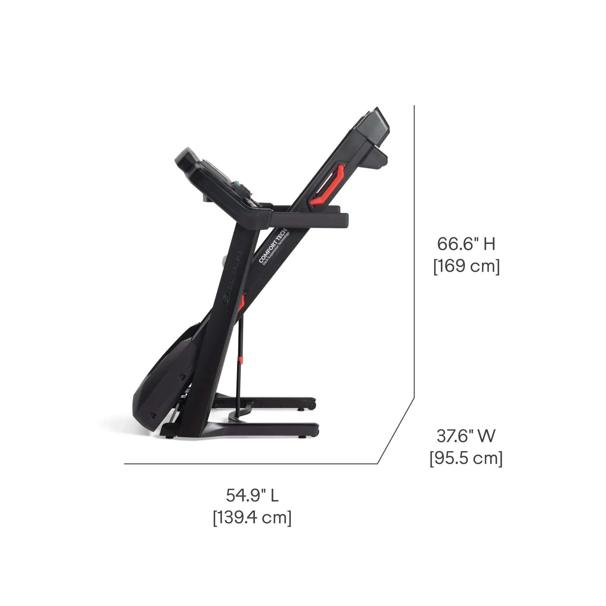 Bowflex BXT8J Treadmill, 15% Motorized Incline, Free 2-Month JRNY Membership