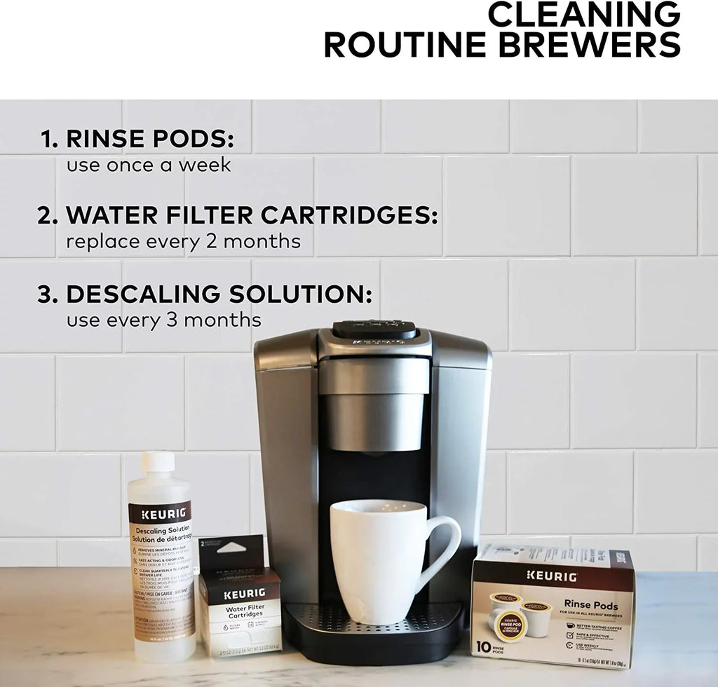 Keurig Rinse Pods, Reduces Flavor Carry Over, Compatible with Keurig Classic/1.0 & 2.0 K-Cup Pod Coffee Makers, 10 Count (Pack of 6)
