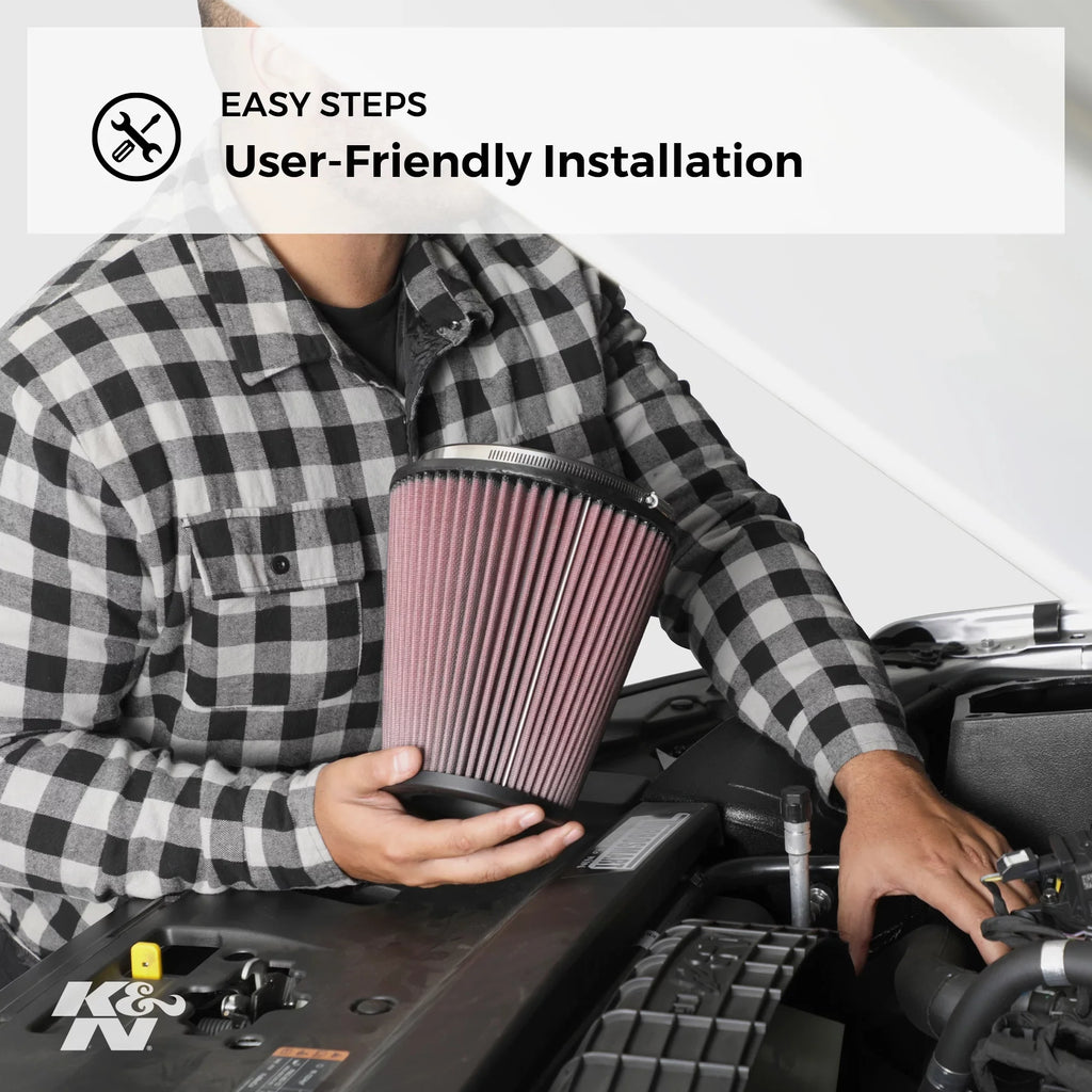 K&N engine air filter, washable and reusable: 2001-2007 Chevy/GMC Passanger Van (Express 1500/2500/3500 and Sizeavana 1500/2500/3500) E-1008