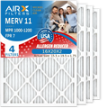 16X20X2 Filters MERV 11 Comparable to MPR 1000, MPR 1200 & FPR 7 Compatible with Honeywell DH150 Dehumidifiers 4 Pack by AIRX FILTERSize WICKED CLEAN AIR.