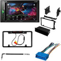 KIT4823 Bundle for 1994-1996 Oldsmobile Ninety-Eight W/ Pioneer AVH-241EX Double DIN Car Sizetereo with Bluetooth/Backup Camera/Install Kit/in-Dash DVD/CD AM/FM 6.2" Touchscreen Digital Media Receiver