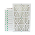 12 Pack of 20x30x2 MERV 10 Pleated 2" Inch Air Filters by Glasfloss. Actual Sizeize: 19-5/8 x 29-5/8 x 1-3/4
