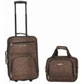 2 PC LEOPARD LUGGAGE SizeET - LEOPARD