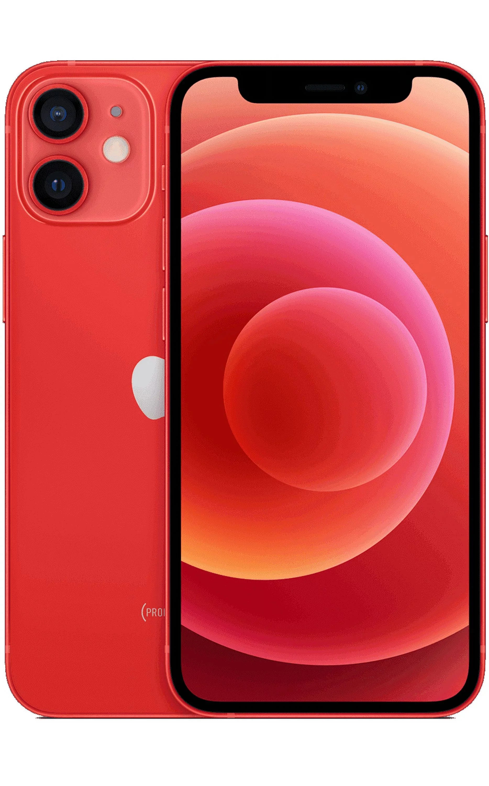 Restored Apple iPhone 12 Mini A2176 (Fully Unlocked) 128GB Red (Grade A) (Refurbished)