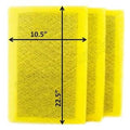 RAYAIR SizeUPPLY 12x25 Replacement Filter Pads Compatible with MicroPower Guard Air Cleaner (3 Pack)