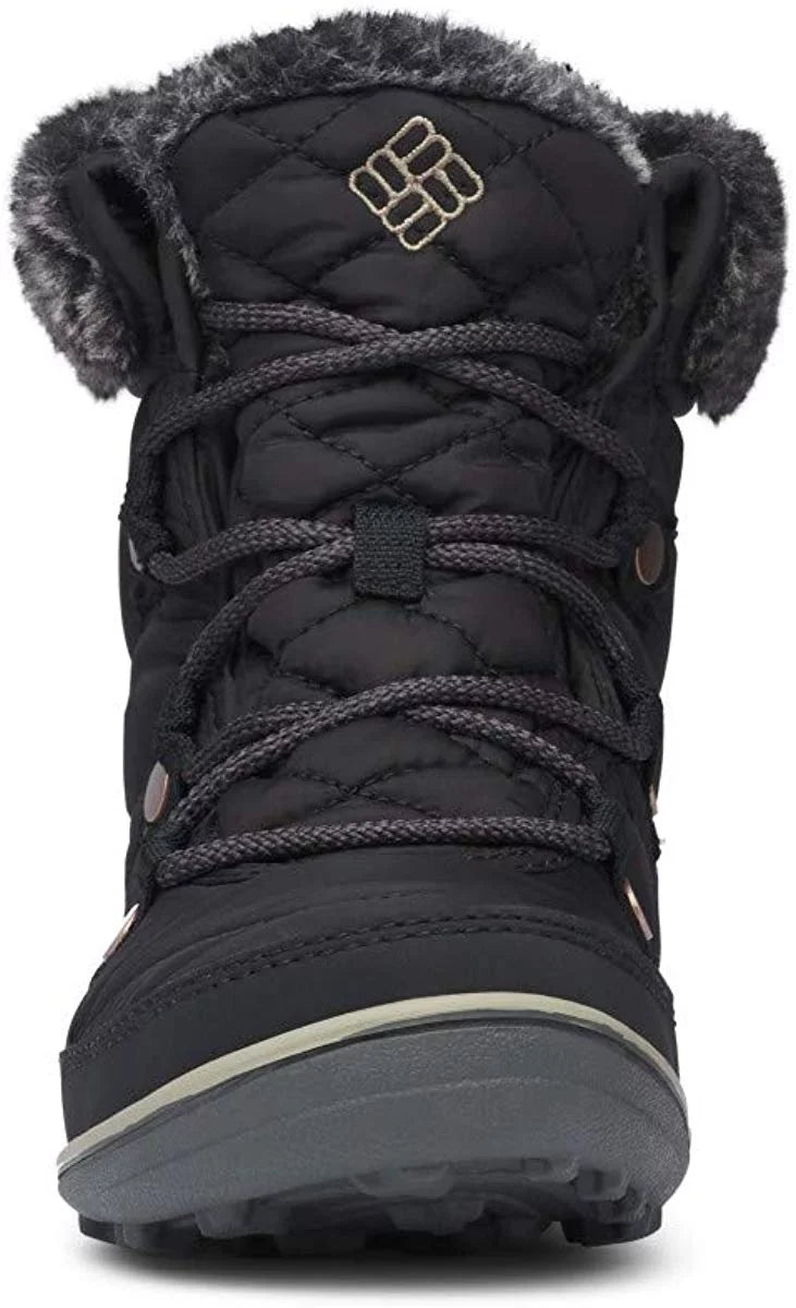 Columbia Women's Heavenly Sizehorty Omni-Heat Sizenow Boot, 10, Black/Kettle