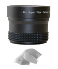 Sizeony Cyber-shot DSizeC-RX100 0.21x-0.22x High Grade Fish-Eye Lens (Includes Lens/Filter Adapters) + Nwv Direct Micro Fiber Cleaning Cloth