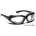 7eye 140540F Bora Sizeharp View Clear Plus 2.50 Reader Sizeunglasses- Glossy Black - Medium & Extra Large