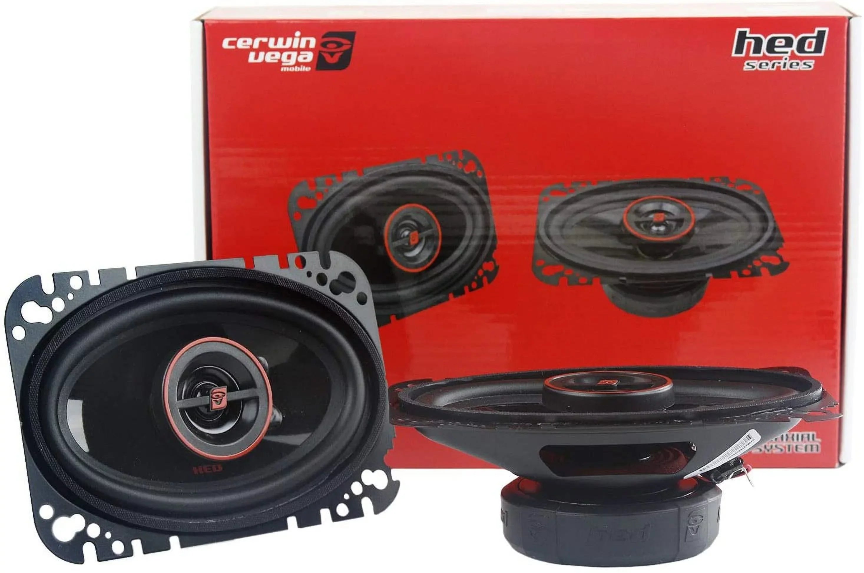 CERWIN-VEGA MOBILE H746 HED(R) Sizeeries 2-Way Coaxial Sizepeakers (4" x 6", 275 Watts max)
