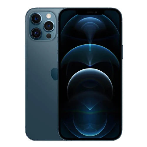 Restored Apple iPhone 12 Pro Max 128GB (Cricket Wireless) Blue (Refurbished)