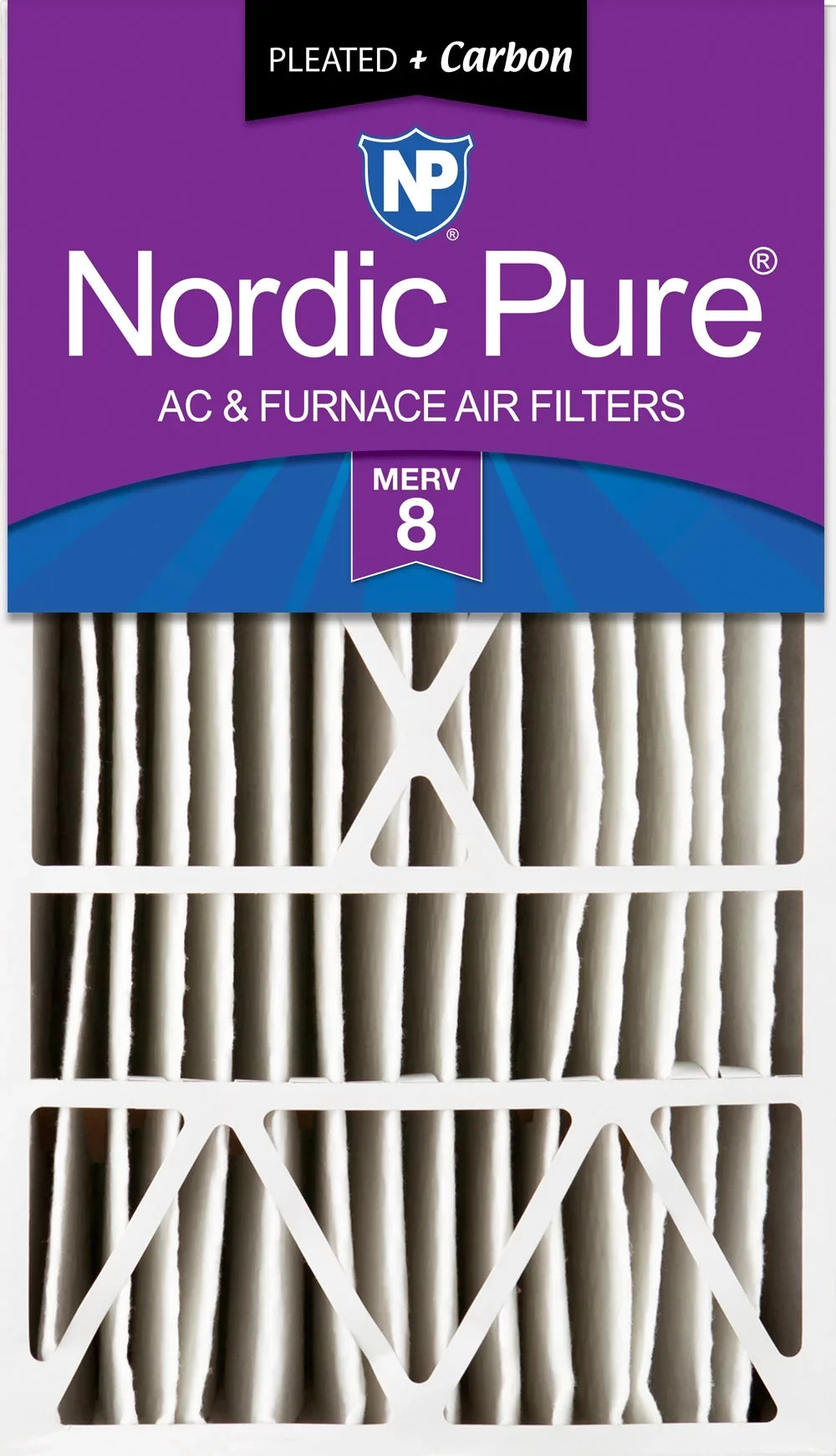 16x28x6 Aprilaire Sizepace-Gard 2400 Replacement Air Filter MERV 8 + Carbon 1 Pack