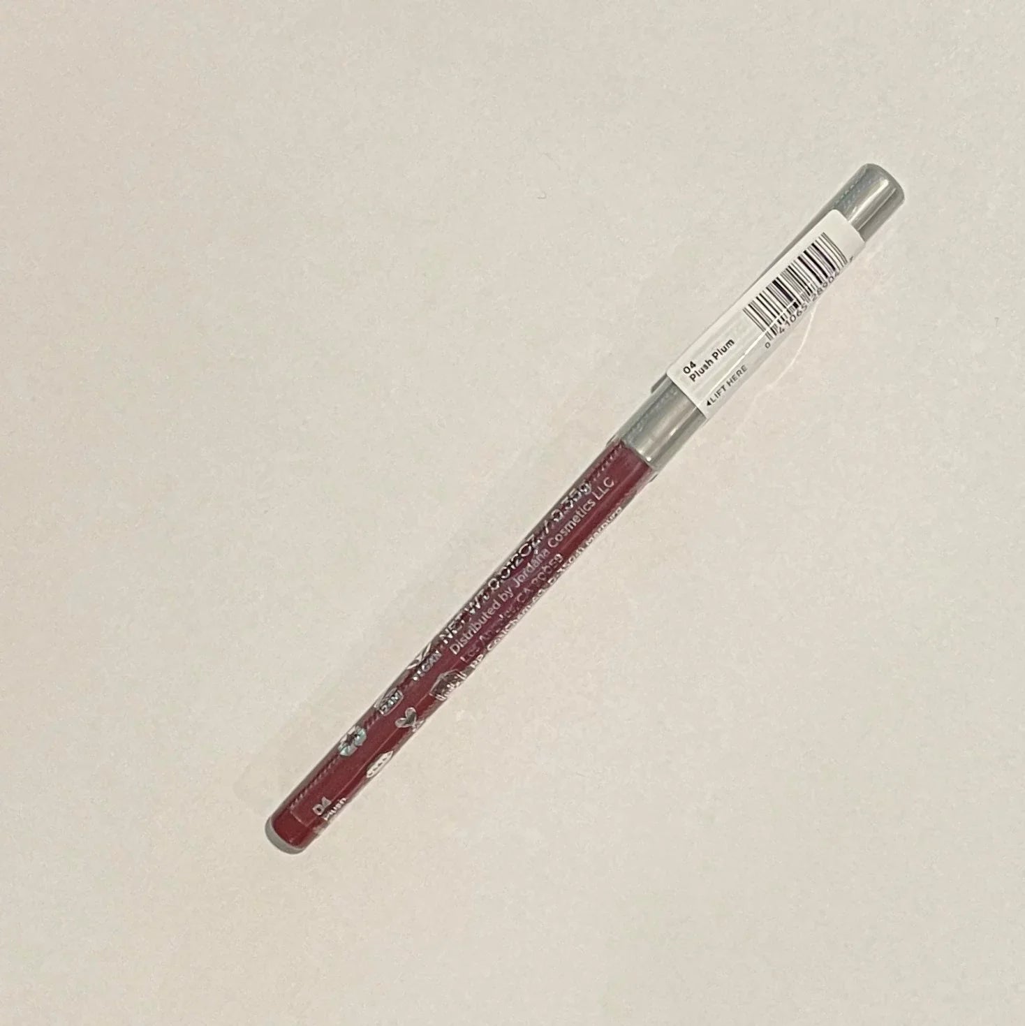 2 Pack Jordana Lipliner for Lips - Draw The Line Lipliner Pencil 04 Plush Plum- .012 oz / .35 g