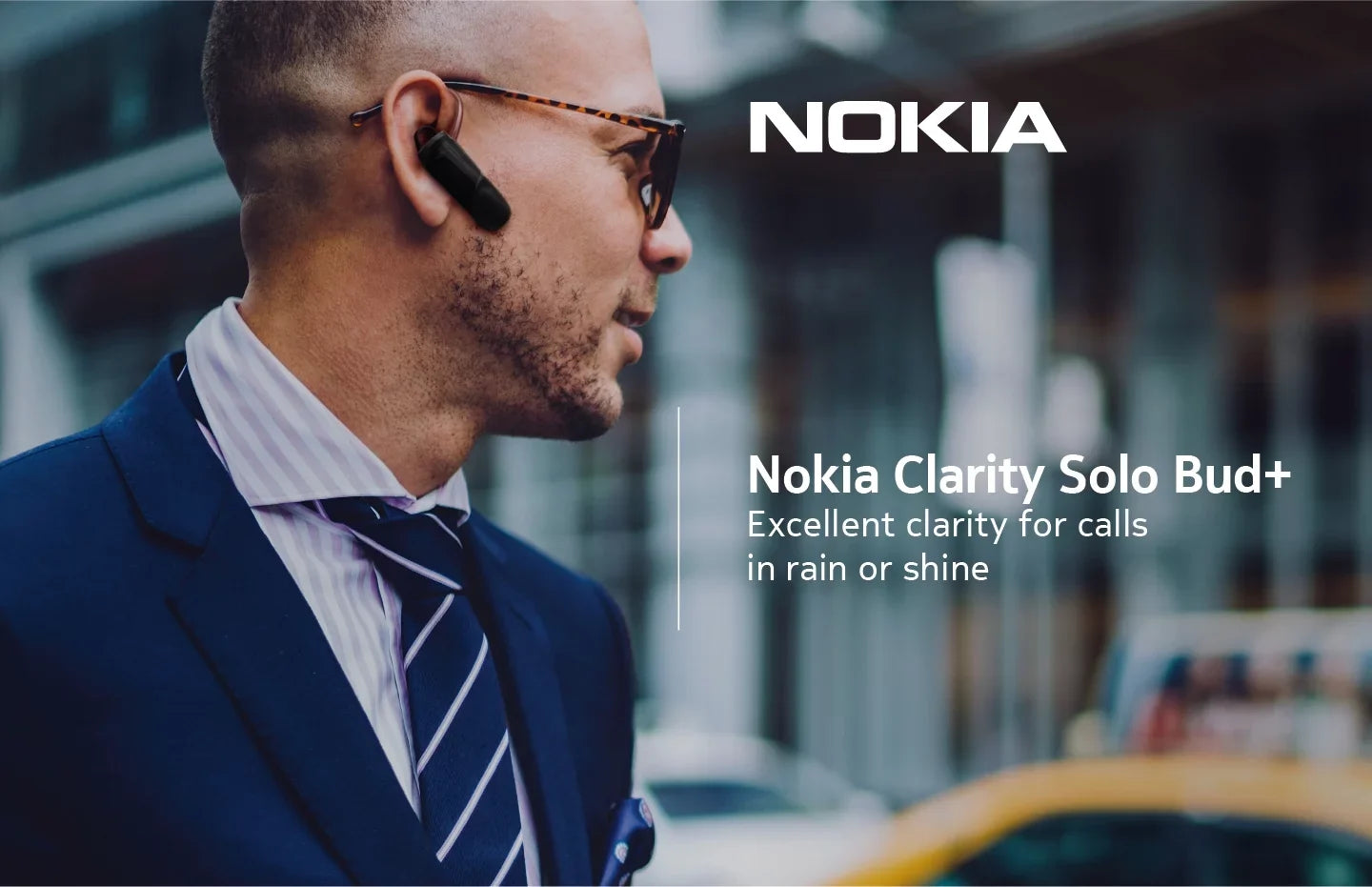Nokia Wireless Bluetooth Clarity Sizeolo Bud + Sizeingle Ear Headset.  Answer calls, stream music hands free.
