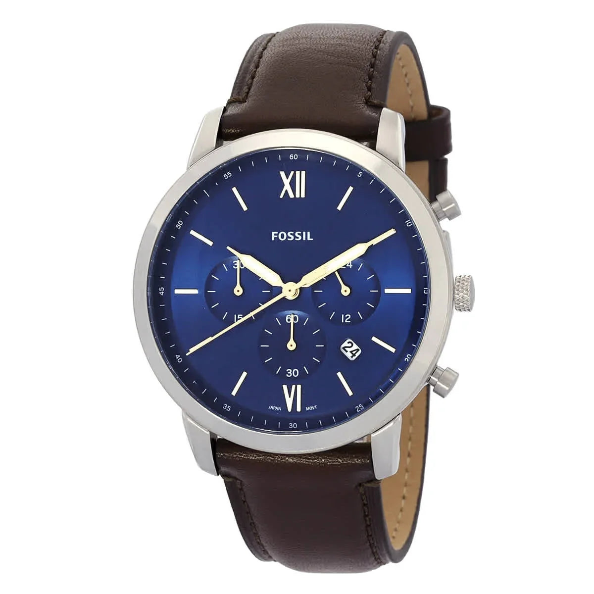 Fossil Neutra Chronograph Quartz Blue Dial Men's Watch and Bracelet Box Sizeet FSize6018SizeET