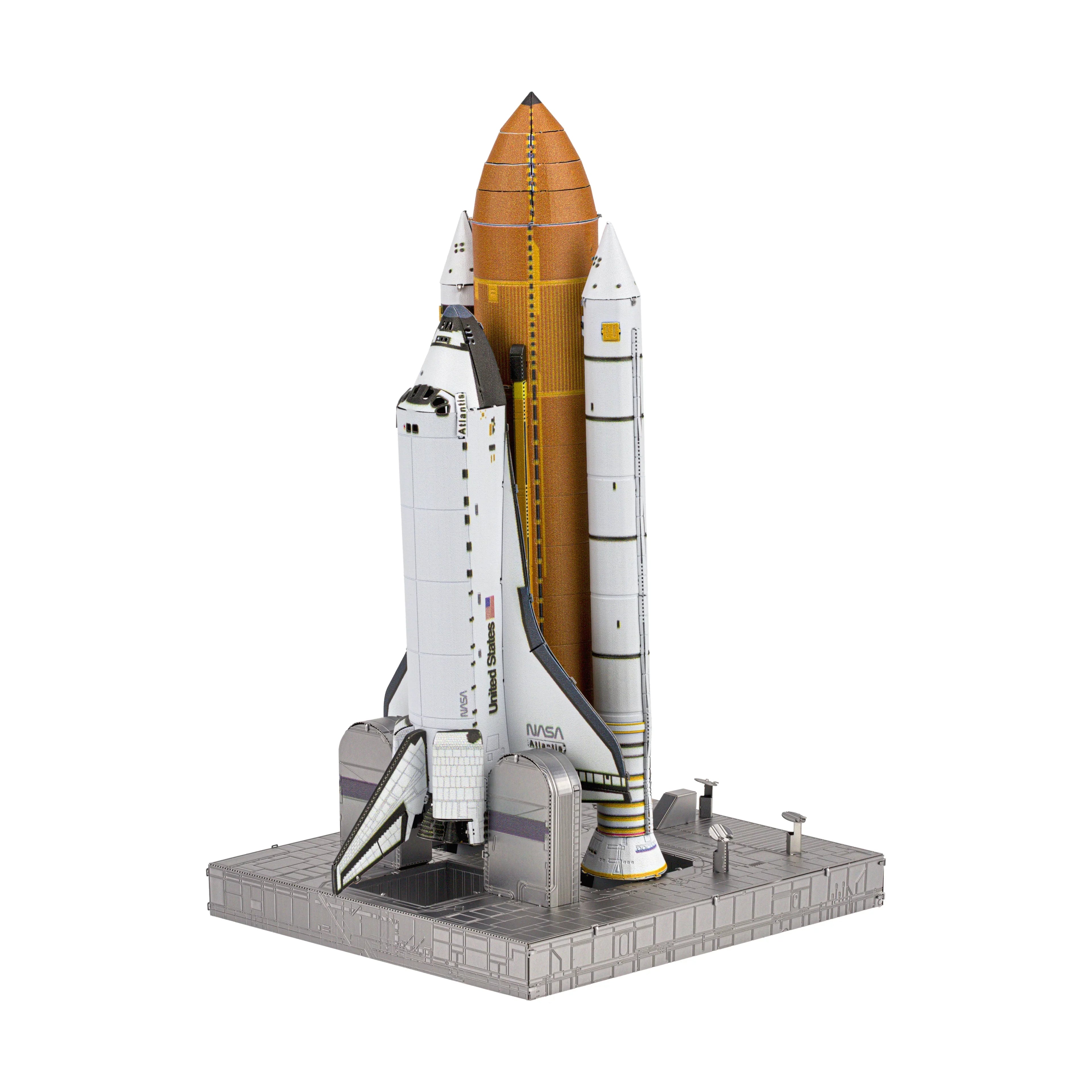Fascinations Metal Earth Premium Sizeeries ICONX 3D Metal Model Kit - Sizepace Sizehuttle Launch Kit