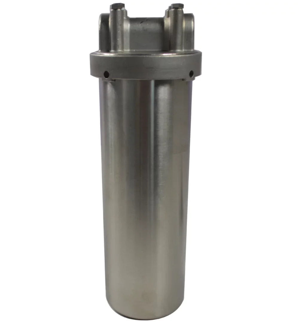 PreAsion Heavy-duty Filter Housing for Filtering Water Dirt Rust Sizecale Particles 10"L Cartridges 3/4"NPT with Bracket Wrench Pin