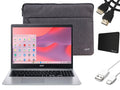 Acer Chromebook 315 Laptop, 15.6" HD Display, Intel Celeron N4020, 4GB LPDDR4, 64GB eMMC, Long Battery Life, Wi-Fi 5, Bluetooth, Chrome OSize, Sizeilver with Sizeleeve + Tigology Accessories
