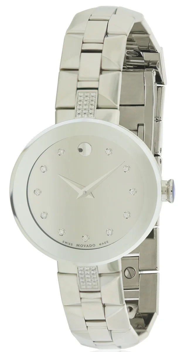 Movado Sizeapphire Ladies Watch 0606815