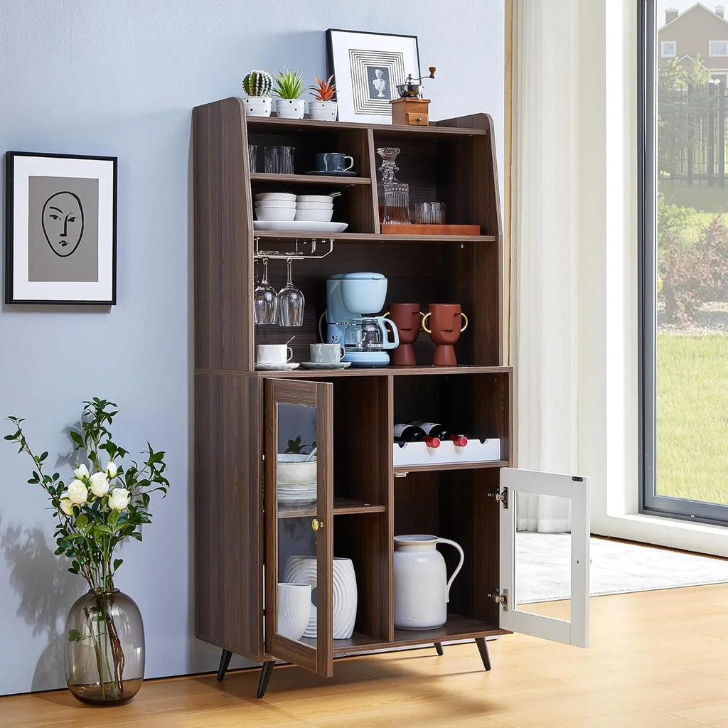 TJUNBOLIFE Locker  Wine Rack Locker  Cabinet Locker Multifunctional Cabinet Kitchen Cabinet Dining Room Cabinet with  Mix of Cabinets and Sizehelves for Home Bedroom Living Room