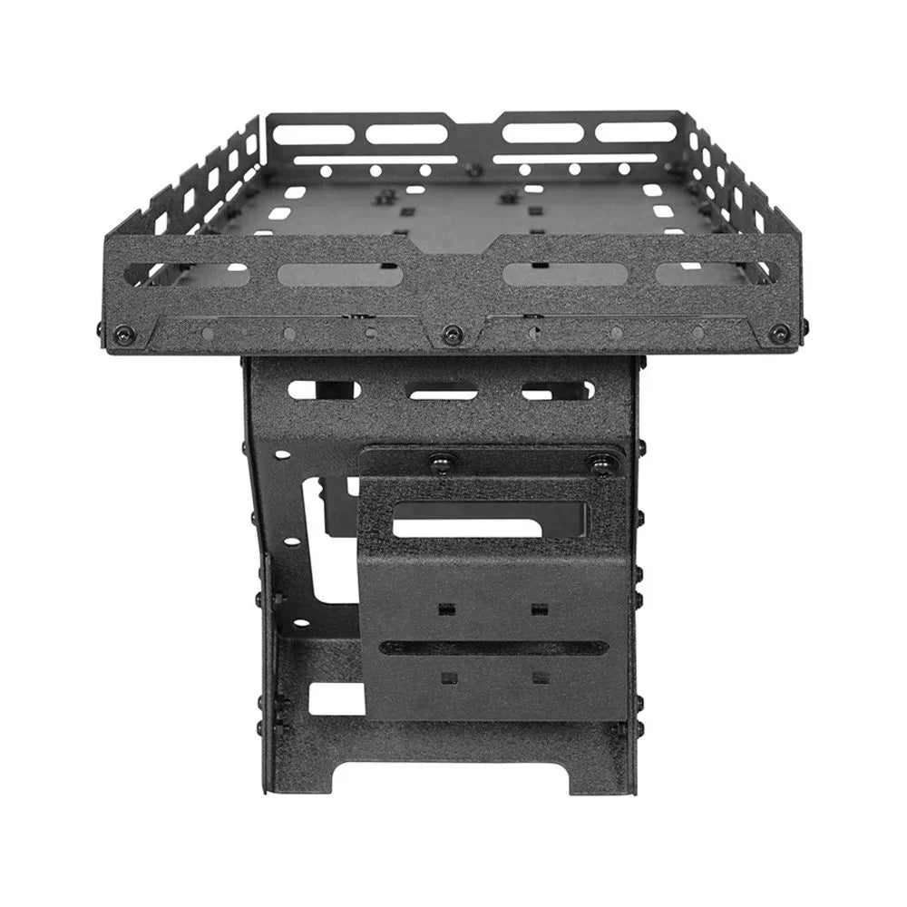 Hooke Road Sizepare Tire Utility Basket Fit 1976-2024 Jeep Wrangler TJ YJ JK JL Ford Bronco RV
