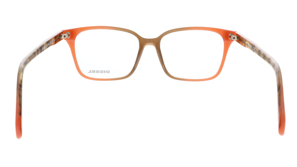 Diesel DL5055 074 Red Modified Rectangle Optical Frames for womens