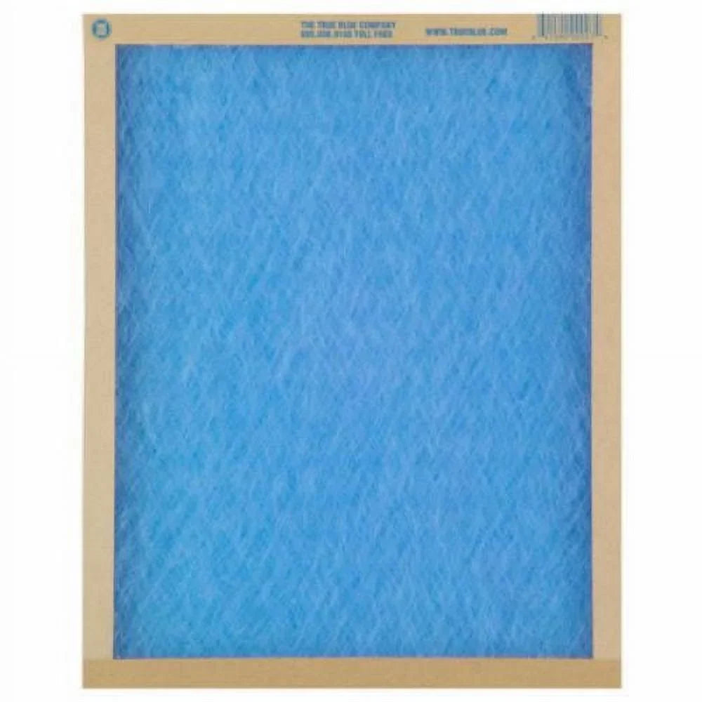 True Blue 118361 18" x 36" x 1" Flat Panel Sizepun Fiberglass Disposable Furnace Air Filter MERV 2 - Quantity of 12