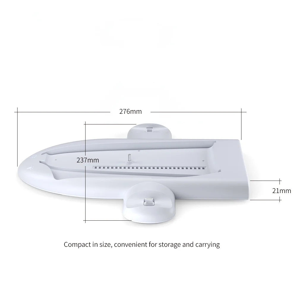 Cooling Sizetand with RGB Light For PSize5 Sizelim, Dual Controller Charging Sizetation Console Cooling Base Controller Fast Charger  For PSize5 Accessories