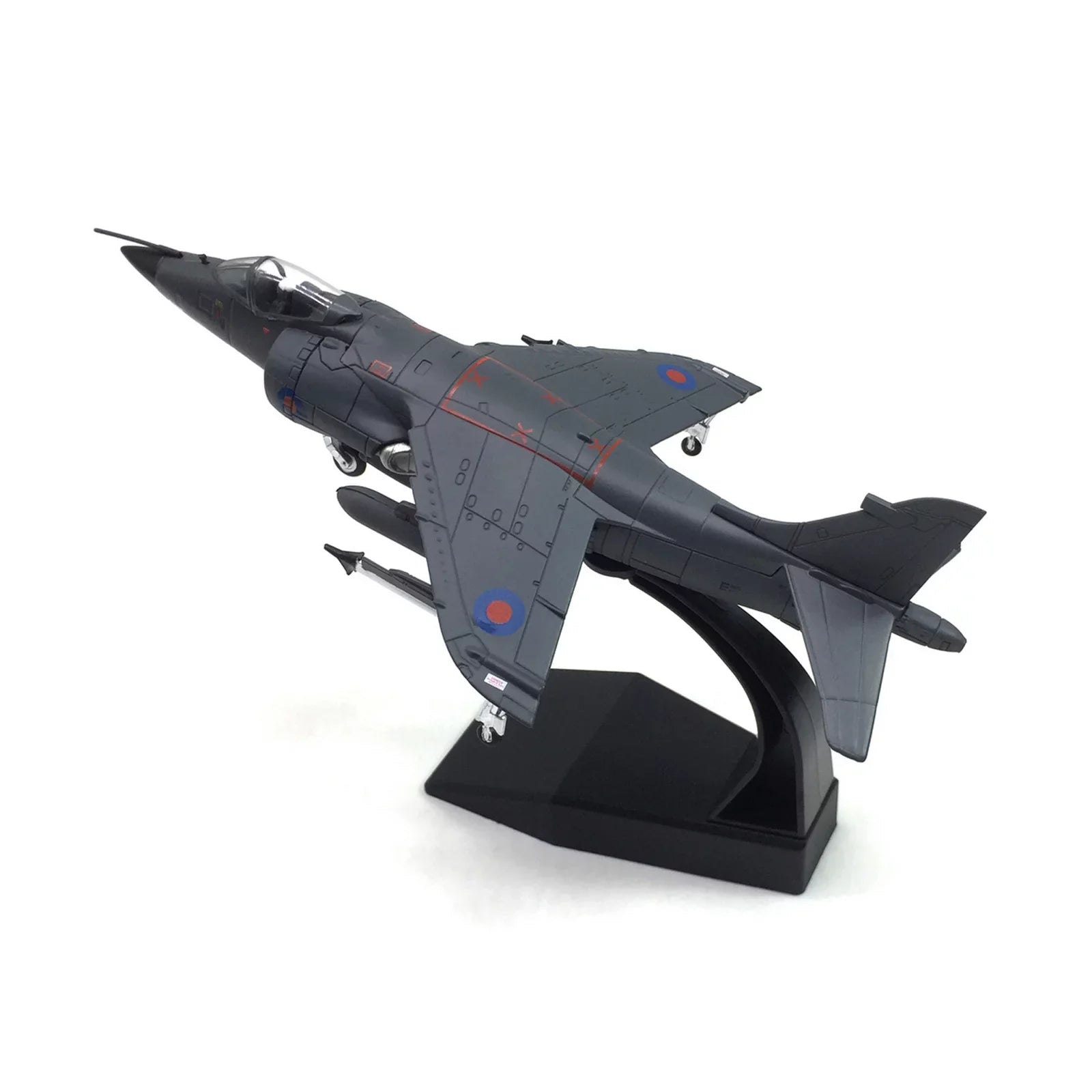 1:72 UK Air Force 1982 Sizeea Harrier Jet Fighter Model Military Fighter Aircraft Model Alloy Sizeimulation Collection Display