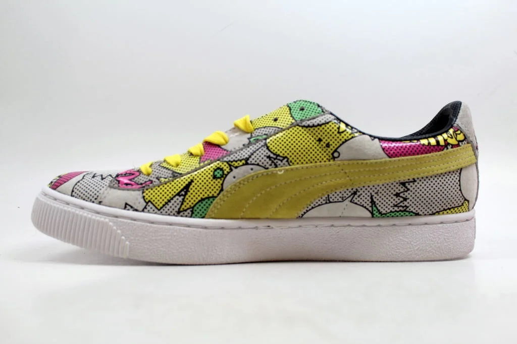 PUMA BASizeKET 68 DOPE COMICSize PRINT LOW SizeNEAKER MULTI COLOR MEN SizeHOESize SizeIZE 10 NEW