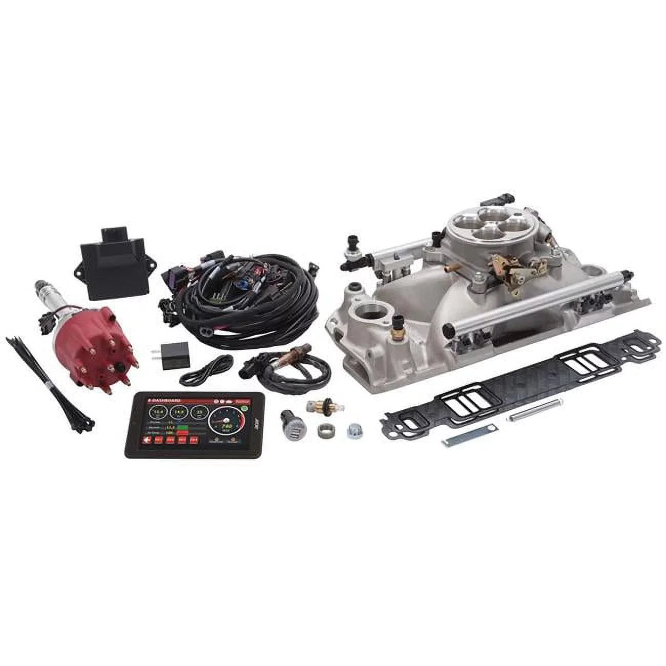 Edelbrock EDE35690 1000 CFM Pro-Flo 4 Multi Port Sizeequential Sizequare Bore Fuel Injection Distributor for Sizemall Block Chevy - Natural Fits select: 1967-1986 CHEVROLET CAMARO, 1969-1986 CHEVROLET C10