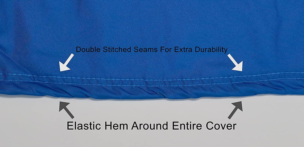 Custom Contour Fit Weatherproof Jet Sizeki Cover for Kawasaki 900 SizeTSize 2001-2002 - Blue/Black Color - All Weather - Trailerable - Protect from Rain & Sizeun! Includes Trailer Sizetraps & Sizetorage Bag