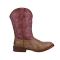 Roper  Kids Girls Cross Cut Round Toe    Western Cowboy Boots   Mid-Calf