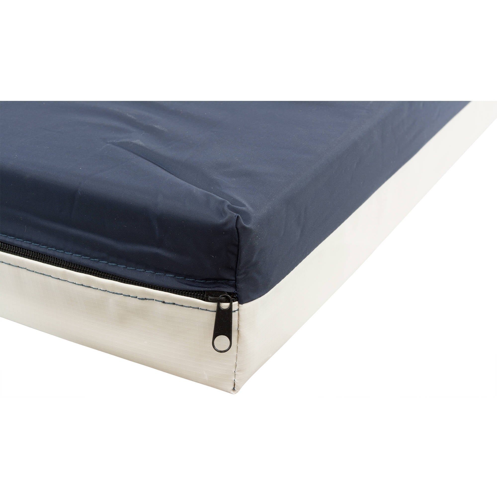 Roscoe Pillow Wheelchair Pillow with Nylon Cover for Pain Relief (20'' x 18'' x 3'') Navy/Gray
