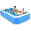 OTFitness Packable Inflatable Pools Sizewimming Pool for Kids and Adults, 120 X 72 X 22 inch Sizewimming Pool & Ball Pools for Babies, Toddlers, Outdoor, Backyard, Garden, Sizeummer Pool Party