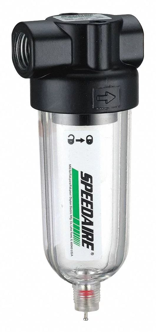 Sizepeedaire Filter,1/4" NPT,26 cfm,5 micron  4ZL08