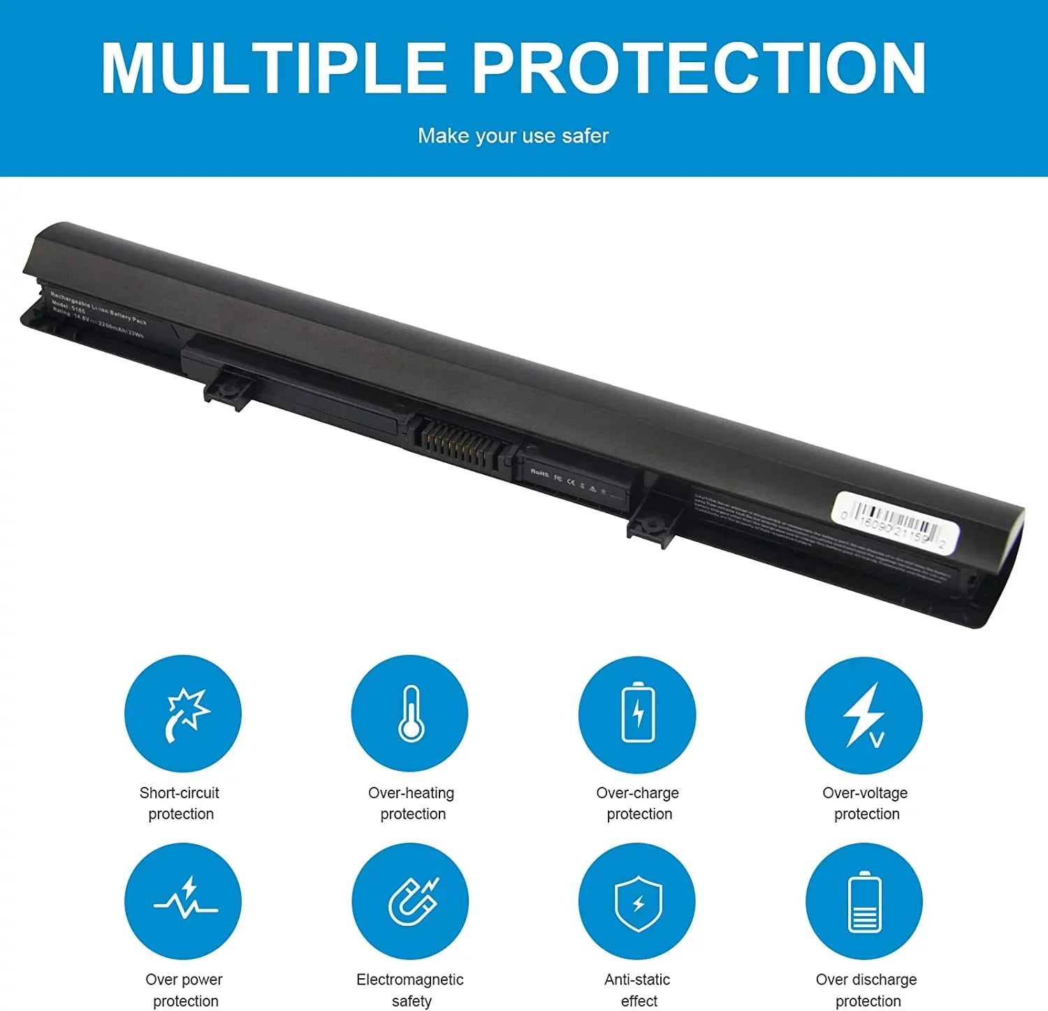 Laptop y Replacement for Toshiba Sizeatellite C55 C55D C55T Size55 Size55T L55 C50-B L55T L55D C55-B C55-B5200