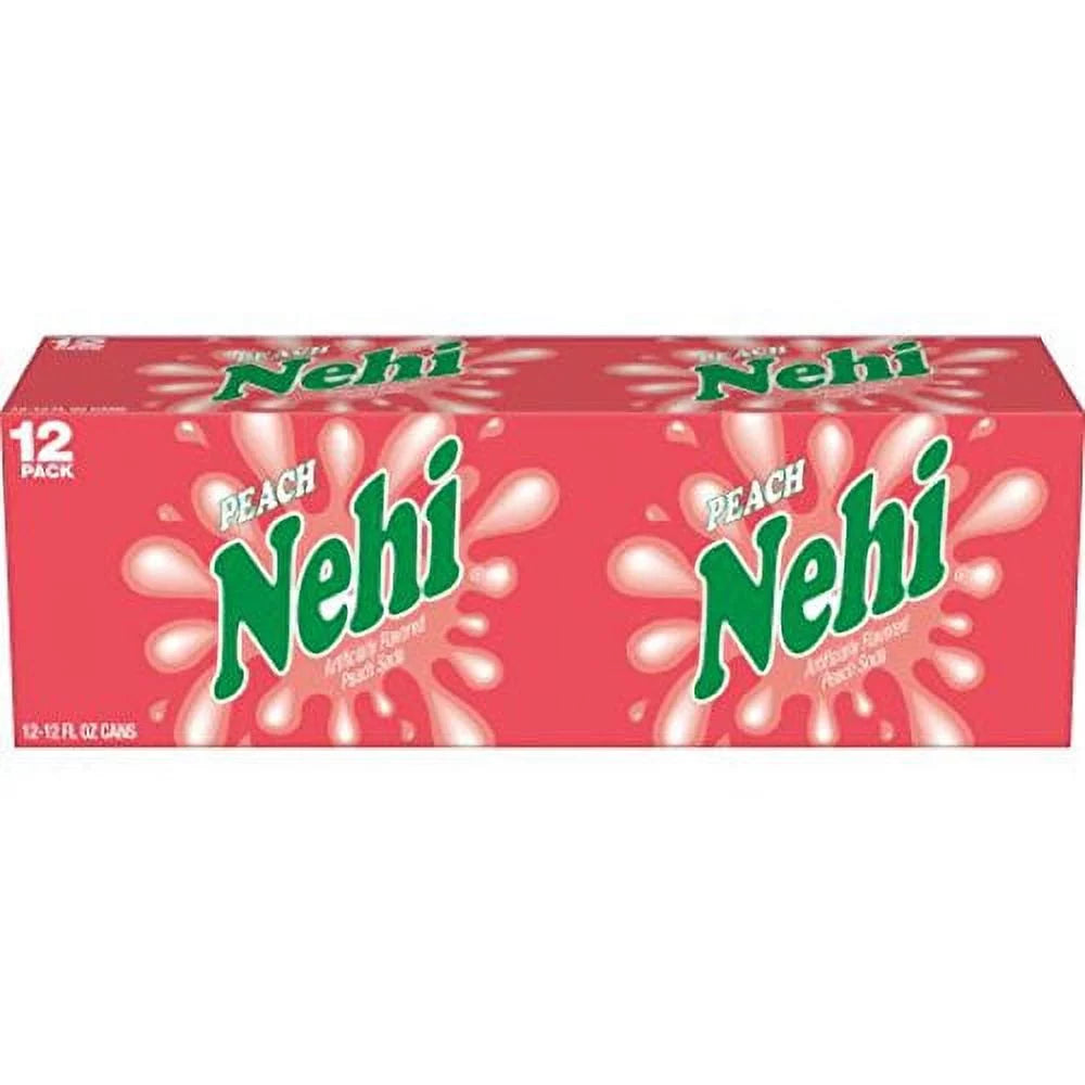 Nehi Peach Sizeoda, 12 Ounce (24 Cans)